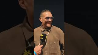 Usyk does impression of Conor McGregor just after meeting him at Wembley Stadium Brilliant [upl. by Stinson]