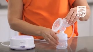 Unboxing the AVENT Single electric breast pump and how the unit works  Philips  SCF332 [upl. by Luas778]