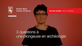 3 questions à une plongeuse en archéologie subaquatique [upl. by Warthman]