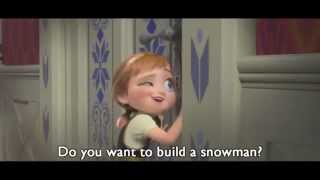 アナと雪の女王雪だるま作ろうDo You Want to Build a Snowman English Ver [upl. by Rollins892]