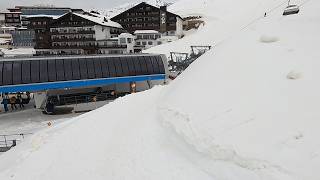 Skiing the secret link between the Hochgurglbahn amp Grobe Karbahn lifts  OBERGURGL GoPro  Apr 2024 [upl. by Aiuoqes]