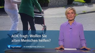 tagesschau in Einfacher Sprache 1900 Uhr 10122024 [upl. by Drofnil]