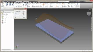 Autodesk Inventor  Surfacing Tutorial  Surfacing With Autodesk Inventor [upl. by Aenit]