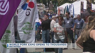 World Pork Expo Opens To Thousands [upl. by Letrice]