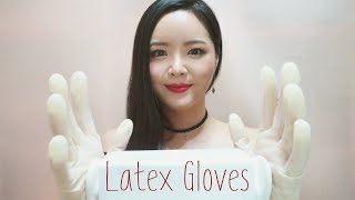 ASMR Ear Touching and Cupping with Latex Gloves [upl. by Eiboh]