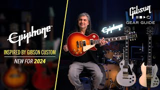 NEW Epiphone Inspired by Gibson Custom Guitars  Full 2024 Lineup Reveal [upl. by Aimet]