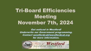 TriBoard Efficiencies Meeting  Millenium  November 7th 2024 [upl. by Esor]