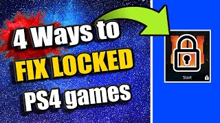 4 Ways to UNLOCK your LOCKED PS4 GAMES amp APPS PS4 Tutorial [upl. by Feingold]