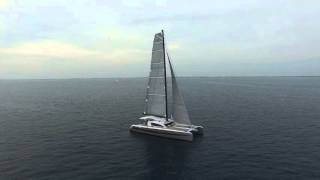 Outremer 5X light wind sailing [upl. by Diannne502]