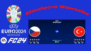 SIMULACRO EURO24 REPCHECA vs TURQUIA EN FC24 [upl. by Brianna648]