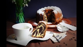 Mramorni kuglof – mekan i sočan  Marble pound cake Marble bundt cake [upl. by Eveiveneg]