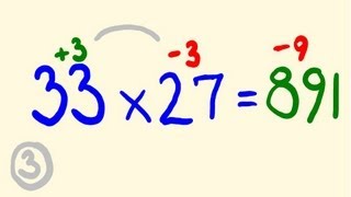 Fast Mental Multiplication Trick  Multiply in your head using base 20 and 30 [upl. by Ewart]