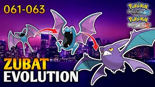 How To Evolve Zubat Into Golbat And Crobat In Pokemon Black 2 amp White 2  Unova Pokedex [upl. by Dyer]