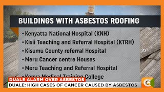 Govt links increasing cases of cancer to asbestos [upl. by Herwin]