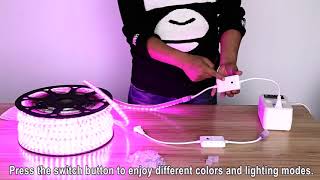 How to install LED RGB Strip Lights on Wall [upl. by Rudolf]