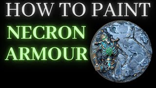 How to Paint NECRON ARMOUR my way [upl. by Nauquf]