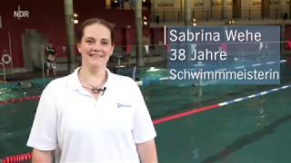 Bäderland Hamburg Eine Schicht mit Bademeisterin Sabrina  ein Film des NDR vom 06012018 [upl. by Eissirk567]