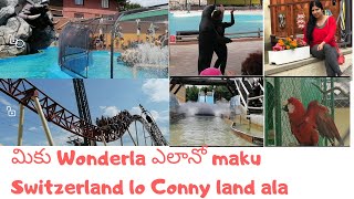 Connyland Switzerland 4k video  Sans Swiss telugu vlogs  Telugu vlogs [upl. by Wenda]