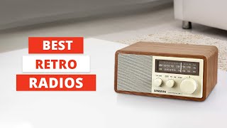 Top 5 Best Retro Radio on Amazon [upl. by Acirre]