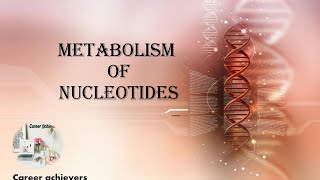 Nucleotide metabolism  detailed explaination in Hindi amp ppt English [upl. by Litha]