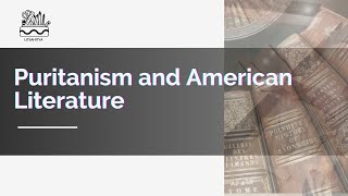 Puritanism and American Literature I UGC NET [upl. by Attenal341]