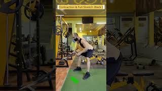 Contraction amp Full Stretch In Back Workout 💪🏻 Back Exercise Tips 🔥 [upl. by Lynn]