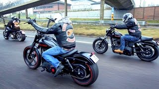 Hells Angels in Poland  Police a lot of police  World Run 2016 [upl. by Zeret927]