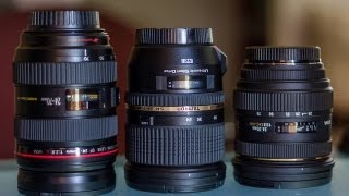 Canon vs Tamron VC vs Sigma 2470mm 28 Comparison Review [upl. by Hornstein]