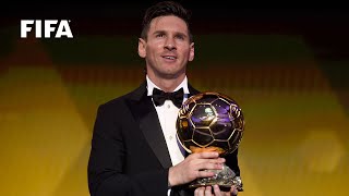 LIONEL MESSI REACTION  FIFA Ballon dOr winner FULL [upl. by Tuhn]