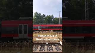 Personenzug Einfahrt Bahnhof BeelitzHeilstätten [upl. by Procto]