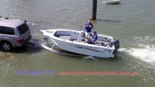 How to safely drive your boat onto your trailer  trailer catch and release [upl. by Jacenta191]