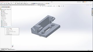 63 Examen CSWA Exemple 5  Formation SolidWorks instacadbe [upl. by Kcirednek749]