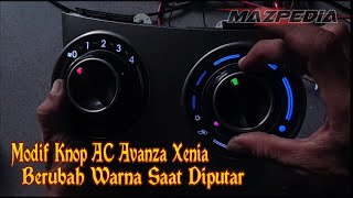 Modifikasi Lampu Panel AC Analog Grand New Avanza Great New Xenia [upl. by Takeo]