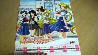 Sailor Moon Kalender calendar 2014 Germany [upl. by Charlotta]