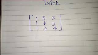 Find Adjoint of matrices in 20 sec short trick [upl. by Gusti]