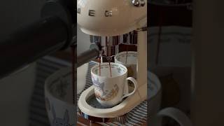 Smeg coffee machine coffee asmr smeg [upl. by Yrannav283]