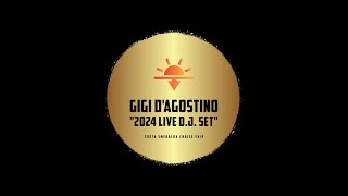 GIGI DAGOSTINO COMEBACK 2024 Live DJ Set Costa Smeralda Cruise Ship [upl. by Ocsic]