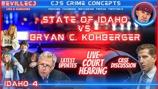 🎙wCJ☕Idaho4💥Kohberger Court Hearing LIVE💥Change Of Venue💥And Latest Updates amp Case Discussion [upl. by Notsuh259]