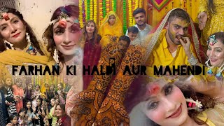 Farhan sabir ki maiyo aur Rimsha ki mahendi❤️ viralvideo vlog vlogger vlogging trending like [upl. by Annod465]