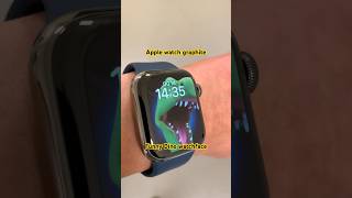 Apple watch graphite 41mm funny dino watchface [upl. by Aurie292]