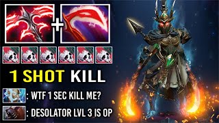 CRAZY DESOLATOR quotLEVEL 3quot Phantom Assassin vs ExMachina Ursa Epic 30 Level Late Game Battle Dota 2 [upl. by Eirojram]