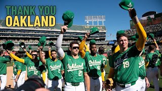 Thank You Oakland  My Tribute to the Oakland Athletics and the Coliseum [upl. by Vastah]