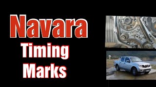 nissan navara d40 yd25 engine timing marks [upl. by Silletram392]