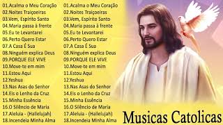 2023 Lindas músicas religiosas católicas de louvor e adoracão carismáticos  Músicas católicas [upl. by Atnwahsal]