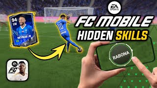 HIDDEN SKILLS Rabona tutorial  FC mobile  secret skills in FC mobile 🤫🤫 [upl. by Bartram914]