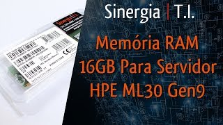 Memória RAM 16GB Servidor HPE ML30 DL20 Gen9 DDR42133P UDIMM PN 797259091 HMA82GU7MFR8NTF HP [upl. by Novoj]