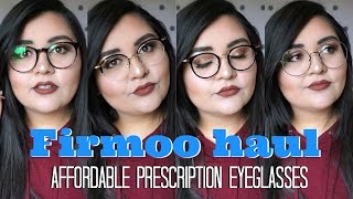 FIRMOO HAUL  Affordable Eyeglasses Haul [upl. by Gerdi858]