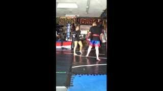 Mercedes Ashley Muay ThaiKickboxingMMA with Trainer Alan Florez part 2 [upl. by Ainirtak]