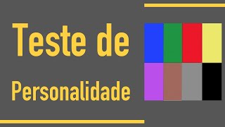 O poder das cores na percepção sensorial Teste de Personalidade por Cores de Luscher [upl. by Cerellia]