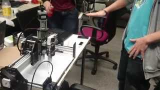 Shapeoko cnc teleoperated with leap motion [upl. by Limay317]